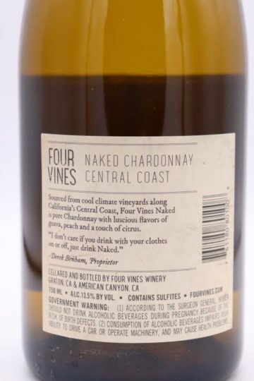 Four Vines Naked Chardonnay Old Vine Wine Spirits