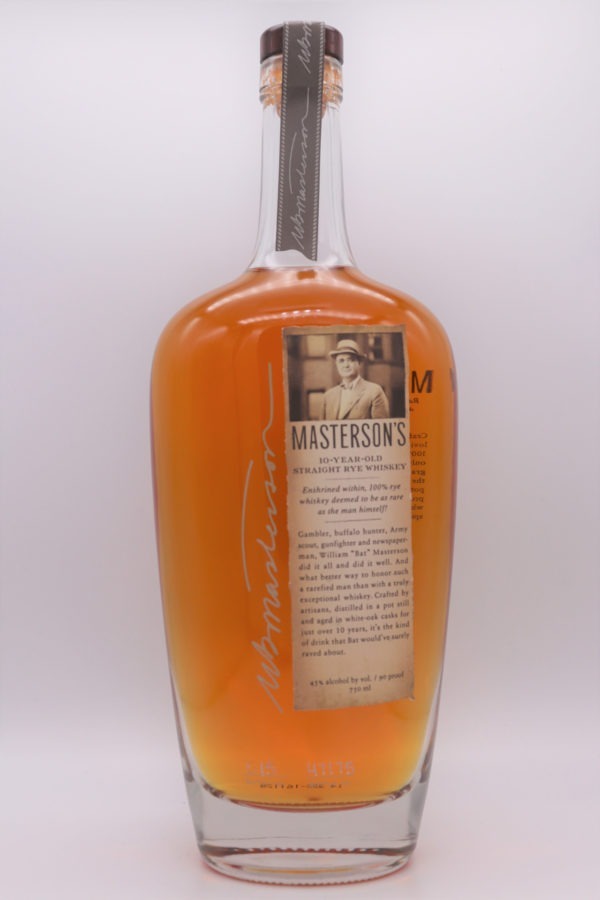 Mastersons Whiskey 10 Year Rye - Image 3