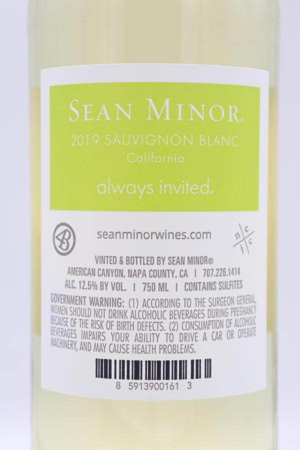 Sean Minor Sauvignon Blanc 2019 - Image 2