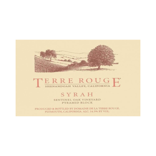 Domaine de la Terra Rouge 2016 Syrah, Sentinel Oak Vineyard, Pyramid ...